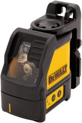 DeWALT - 2 Beam 165' Max Range Cross Line Level - Red Beam, 1/8\x94 Accuracy, Battery Included - Exact Tool & Supply