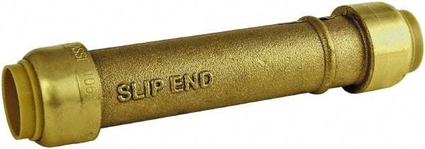 SharkBite - Brass & Chrome Pipe Fittings Type: Coupling Fitting Size: 1 x 1 - Exact Tool & Supply