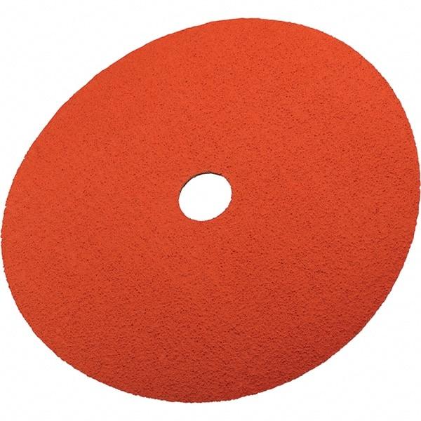 3M - 7" Diam 7/8" Hole 50 Grit Fiber Disc - Coarse Grade, Ceramic, 8,600 Max RPM, Series 785C - Exact Tool & Supply
