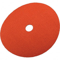 3M - 7" Diam 7/8" Hole 50 Grit Fiber Disc - Coarse Grade, Ceramic, 8,600 Max RPM, Series 785C - Exact Tool & Supply