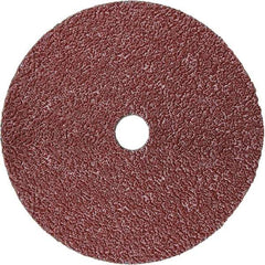 3M - 5" Diam 7/8" Hole 50 Grit Fiber Disc - Coarse Grade, Ceramic, 12,000 Max RPM, Series 988C - Exact Tool & Supply