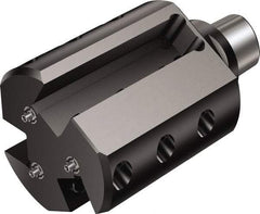 Sandvik Coromant - Mini Turret - 125mm Projection, 20 x 20, C6 Series, Through Coolant - Exact Tool & Supply