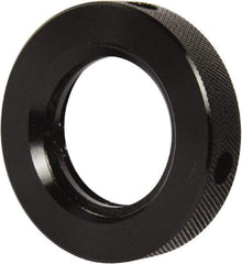 Gibraltar - 1-1/2 - 5 Acme Steel Right Hand Hex Jam Nut - 2-1/4" Across Flats, 1/2" High, Black Oxide Finish, 2G Class of Fit - Exact Tool & Supply