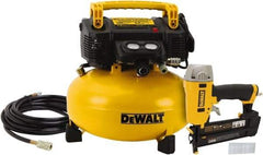 DeWALT - 0.9 hp, 2.6 SCFM at 90 psi, Pancake Compressor - 6 Gal Tank, 10 Amp, 165 psi, 120V - Exact Tool & Supply