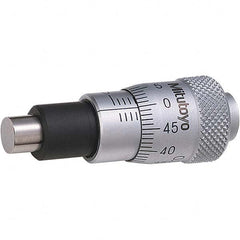 Mitutoyo - Mechanical Micrometer Heads Minimum Measurement (mm): 0.00 Maximum Measurement (mm): 6.50 - Exact Tool & Supply