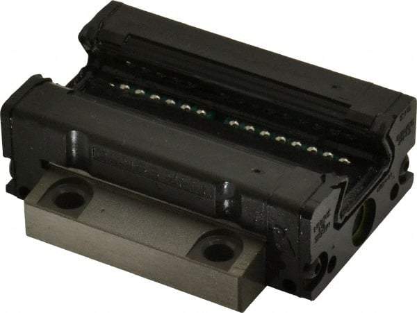 THK - 66.5mm L x 59mm W x 22mm H, 32mm Transverse Hole Spcg, 49mm Lateral Hole Spcg, Horizontal Mount Radial SSR Block w/Caged Ball Technology - 19.5mm Overhang, 19.6 Kn Dynamic Capacity, 5.5mm Hole, 23.4 kn Static Load Rating, 28" High Assembly - Exact Tool & Supply