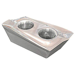 Iscar - HP ADKT190608 Grade IC908 Carbide Milling Insert - TiAlN Finish, 0.2697" Thick, 0.8mm Corner Radius - Exact Tool & Supply