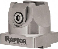 Raptor Workholding - 3/4" Jaw Width, 2" High x 2.07" Long x 2.07" Wide Dovetail Vise - For Use with 4 & 5 Axis Workholding Systems - Exact Tool & Supply
