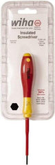 Wiha - 2.5mm Standard Hex Driver - 75mm Blade Length, 7" OAL - Exact Tool & Supply
