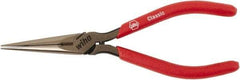 Wiha - 160mm OAL, 2" Jaw Length, Long Nose Side Cutting Pliers - Soft Cushion Handles - Exact Tool & Supply