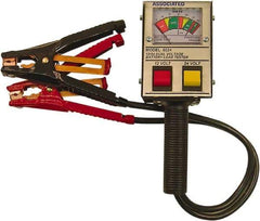 Associated Equipment - 12/24 Volt Battery Load Tester - 0 to 1,000 CCA Range, 2' Cable - Exact Tool & Supply