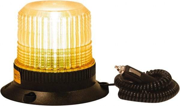 Buyers Products - 1.7 Joules, 10 Flash Rate, 1" Pipe & 3-Bolt Mount Emergency Strobe Light Assembly - Powered by 12 to 24 Volts, Amber - Exact Tool & Supply