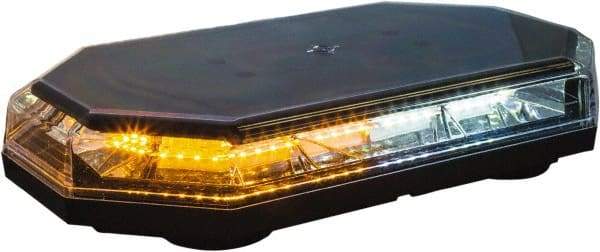 Buyers Products - Variable Flash Rate, Magnetic or Permanent Mount Emergency LED Lightbar Assembly - Powered by DC, Amber - Exact Tool & Supply