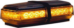Buyers Products - Variable Flash Rate, Magnetic or Permanent Mount Emergency LED Lightbar Assembly - Powered by DC, Amber - Exact Tool & Supply