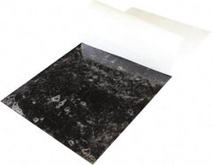 Value Collection - 24" Long, 12" Wide, Buna-N Rubber Foam Sheet - 50 to 60 Durometer, Black, -30 to 220°F, 1,000 psi Tensile Strength, Adhesive Backing - Exact Tool & Supply