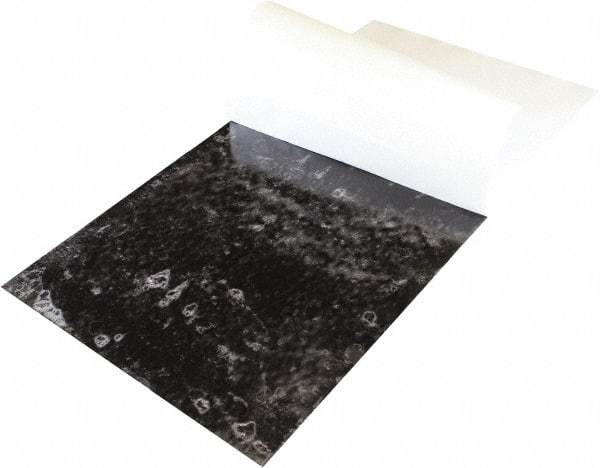 Value Collection - 24" Long, 12" Wide, Buna-N Rubber Foam Sheet - 50 to 60 Durometer, Black, -30 to 220°F, 1,000 psi Tensile Strength, Adhesive Backing - Exact Tool & Supply