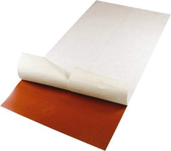 Value Collection - 24" Long, 12" Wide, 3/32" Thick, Silicone Rubber Foam Sheet - 50 to 60 Durometer, Red, -60 to 400°F, 550 psi Tensile Strength, Adhesive Backing - Exact Tool & Supply