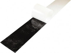 Value Collection - 3/16" Thick x 4" Wide x 36" Long, Adhesive Backed Neoprene Rubber Strip - Stock Length, 60 Shore A Durometer, 1,500 psi Tensile Strength, -30 to 225°F, Black - Exact Tool & Supply