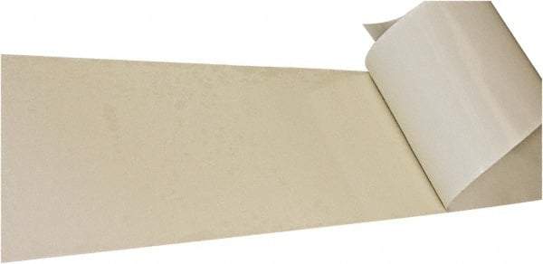 Value Collection - 1/4" Thick x 6" Wide x 36" Long, Adhesive Backed Buna-N Rubber Strip - Stock Length, 60 Shore A Durometer, 1,000 psi Tensile Strength, -30 to 220°F, White - Exact Tool & Supply