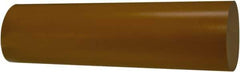 TriStar - 3' Long, 1/4" Diam, Plastic Plastic Rod - + 1/4 - 0.0" Length Tolerance, +0.015/-0.000" Diam Tolerance, 60D Hardness, Dull Gold - Exact Tool & Supply