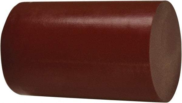 TriStar - 2' Long, 3/8" Diam, Plastic Plastic Rod - + 1/4 - 0.0" Length Tolerance, +0.015/-0.000" Diam Tolerance, 75D Hardness, Maroon - Exact Tool & Supply