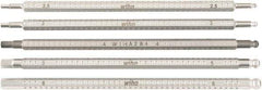 Wiha - 5 Piece Hex Drive Bit Set - Ball End Hex Point - Exact Tool & Supply