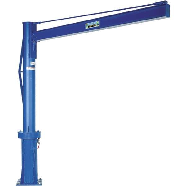 Vestil - 1,000 Lb Load Capacity, Steel Jib Crane - 8' Span - Exact Tool & Supply