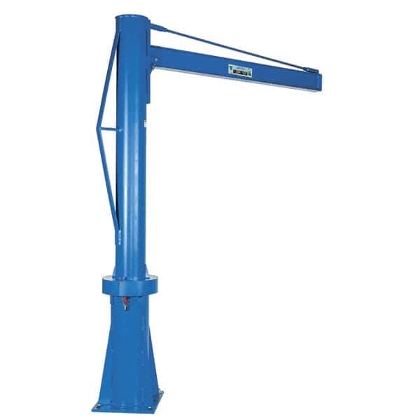Vestil - 1,000 Lb Load Capacity, Steel Jib Crane - 6' Span - Exact Tool & Supply