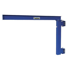 Vestil - 600 Lb Load Capacity, Steel Jib Crane - 8' Span - Exact Tool & Supply