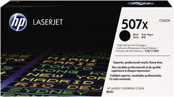 Hewlett-Packard - Black Toner Cartridge - Use with HP Color LaserJet Enterprise 500 Color MFP M575, Enterprise 500 Color Printer M551, Color flow MFP M575c, LaserJet Pro 500 color MFP M570dn - Exact Tool & Supply