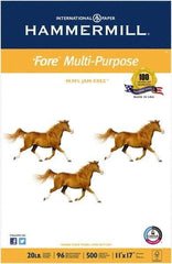 Hammermill - White Copy Paper - Use with Plain Paper Office Equipment - Exact Tool & Supply