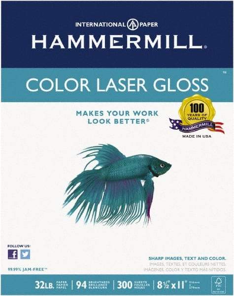 Hammermill - White Copy Paper - Use with Laser Printers, Copiers - Exact Tool & Supply