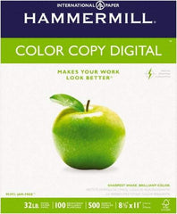 Hammermill - Photo White Colored Copy Paper - Use with Laser Printers, Offset Presses, Color Copiers - Exact Tool & Supply