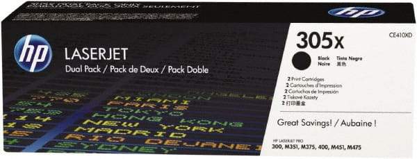 Hewlett-Packard - Black Toner Cartridge - Use with HP LaserJet Pro 300 color MFP M375nw, 400 color MFP M475, 400 color M451 - Exact Tool & Supply