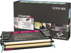 Lexmark - Magenta Toner Cartridge - Use with Lexmark C734, C736, X734, X738 - Exact Tool & Supply