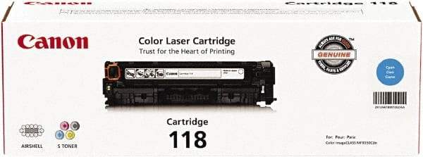 Canon - Cyan Toner Cartridge - Use with Canon imageCLASS LBP7200Cdn, LBP7660Cdn, MF8350Cdn, MF8380Cdw, MF8580Cdw - Exact Tool & Supply