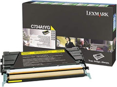 Lexmark - Yellow Toner Cartridge - Use with Lexmark C734, C736, X734, X738 - Exact Tool & Supply