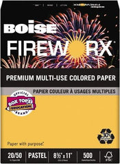 Boise - Golden Glimmer Colored Copy Paper - Use with Laser Printers, Copiers, Plain Paper Fax Machines, Multifunction Machines - Exact Tool & Supply
