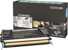 Lexmark - Black Toner Cartridge - Use with Lexmark C734, C736, X734, X738 - Exact Tool & Supply