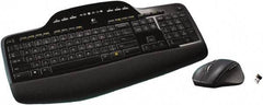 Logitech - Black Keyboard/Mouse - Use with Computer - Exact Tool & Supply