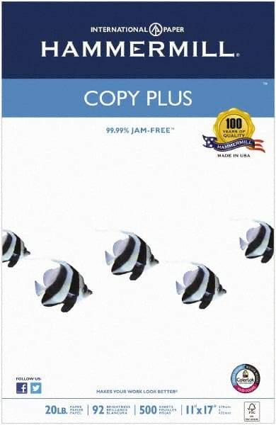 Hammermill - White Copy Paper - Use with Laser Printers, Copiers, Fax Machines, Multifunction Machines - Exact Tool & Supply