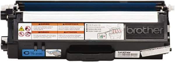 Brother - Cyan Toner Cartridge - Use with Brother HL-4150CDN, 4570CDW, 4570CDWT, MFC-9460CDN, 9560CDW, 9970CDW - Exact Tool & Supply