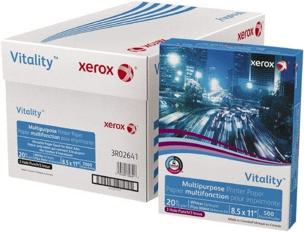 Xerox - White Copy Paper - Use with Laser Printers, Copiers, Fax Machines - Exact Tool & Supply