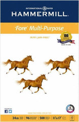 Hammermill - White Copy Paper - Use with Copiers, Typewriters, Printers, Fax Machines - Exact Tool & Supply