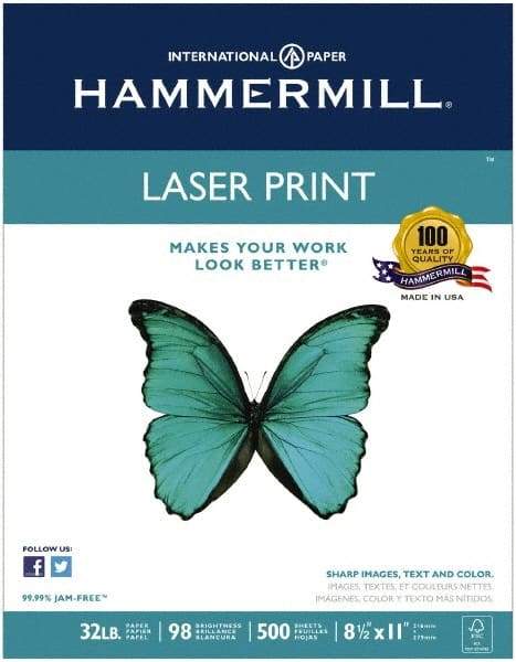 Hammermill - White Copy Paper - Use with Laser Printers, Copiers - Exact Tool & Supply