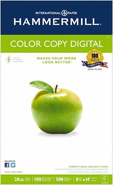 Hammermill - Photo White Colored Copy Paper - Use with Laser Printers, Offset Presses, Color Copiers - Exact Tool & Supply