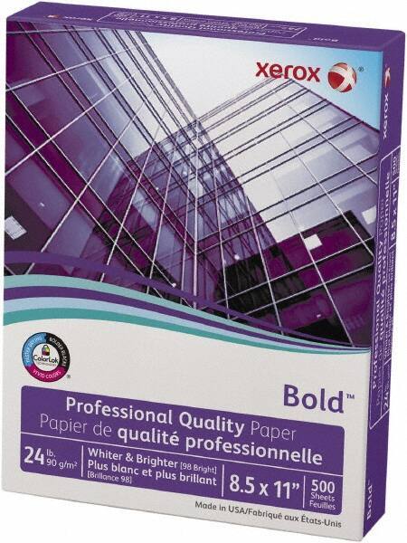 Xerox - White Copy Paper - Use with Laser & Inkjet Printers, Laser & Inkjet Copiers - Exact Tool & Supply