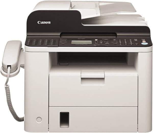 Canon - White Fax Machine - Use with Envelopes, Legal, Letter, Statement - Exact Tool & Supply