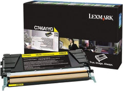 Lexmark - Yellow Toner Cartridge - Use with Lexmark C746, C748 - Exact Tool & Supply