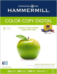Hammermill - Photo White Colored Copy Paper - Use with Laser Printers, Offset Presses, Color Copiers - Exact Tool & Supply